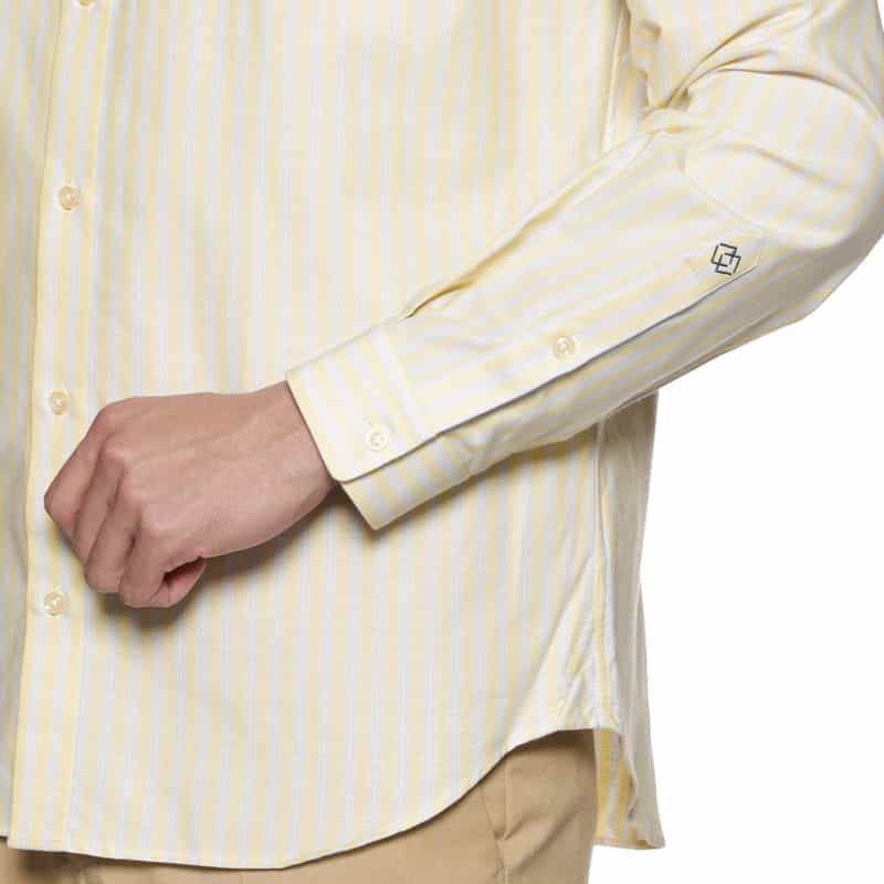 FIGARET FIGARET＜フィガレ＞"AUGUSTE" レギュラーカラーシャツ YELLOW