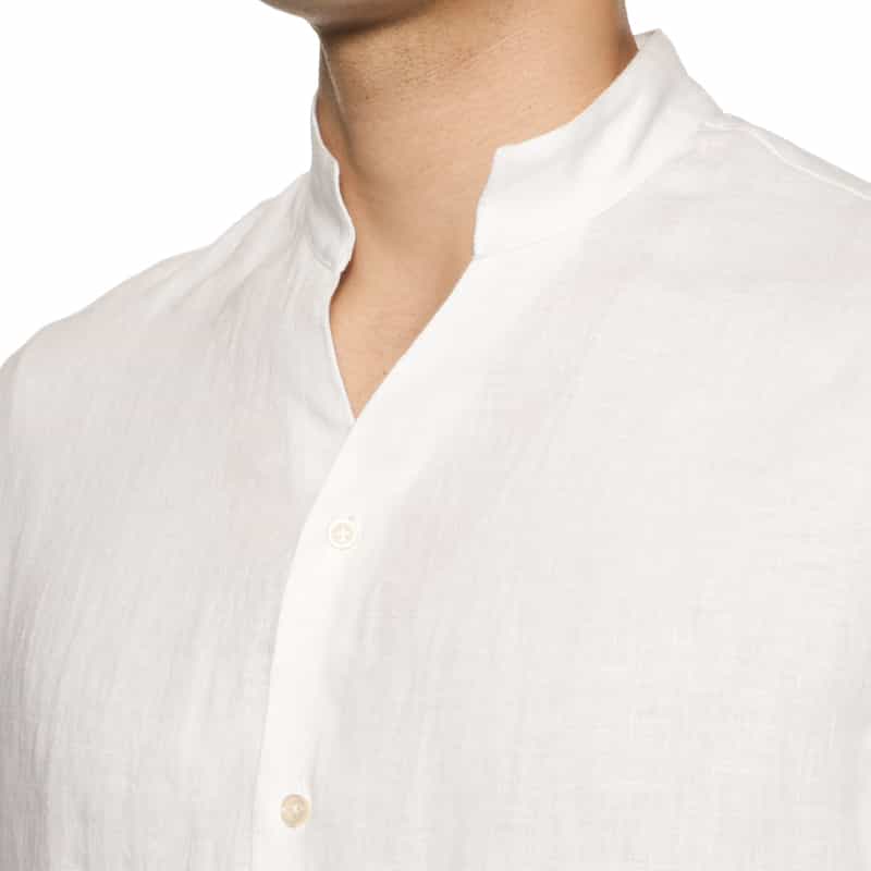 FIGARET FIGARET＜フィガレ＞"CARL" リネンシャツ（日本サイズ） WHITE