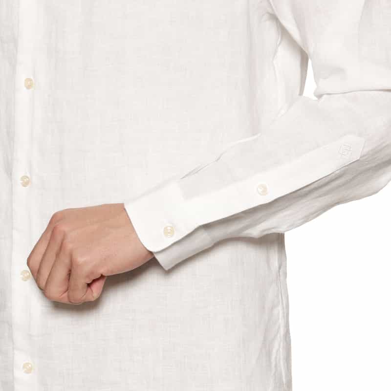 FIGARET FIGARET＜フィガレ＞"CARL" リネンシャツ（日本サイズ） WHITE