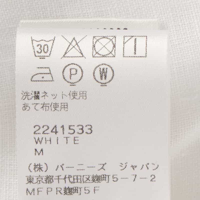 FIGARET FIGARET＜フィガレ＞"CARL" リネンシャツ（日本サイズ） WHITE