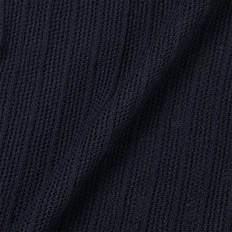 BARNEYS NEW YORK ウォッシャブル ノースリーブニットベスト NAVY