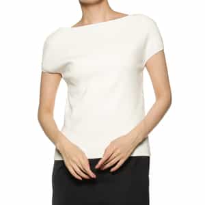 ウォッシャブル ボートネックニットプルオーバー