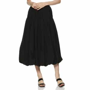 BARNEYS NEW YORK ウォッシャブル プリントギャザースカート BARNEYS NEW YORK ウォッシャブル プリントギャザースカート