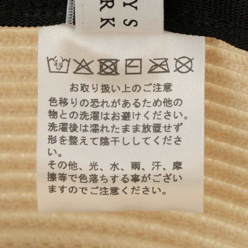 BARNEYS NEW YORK ブレイドハット BEIGE