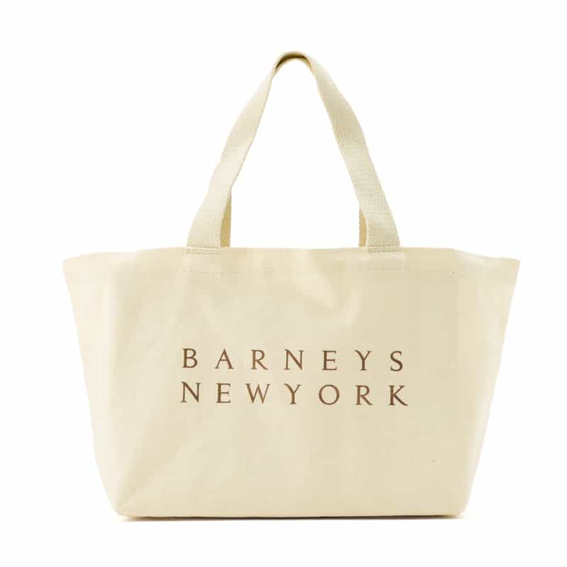 BARNEYS NEW YORK ロゴ トートバッグ （S） IVORY