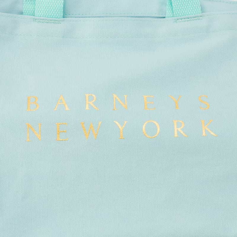 BARNEYS NEW YORK ロゴ トートバッグ （S） LIGHT BLUE