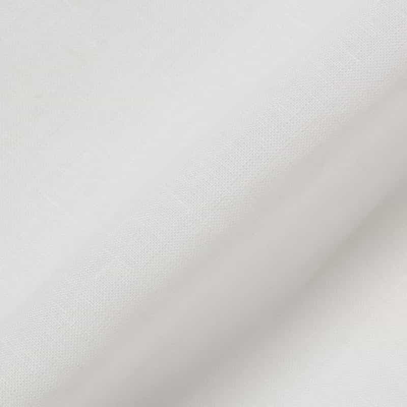 BARNEYS NEW YORK リネン素材オープンカラーシャツ WHITE