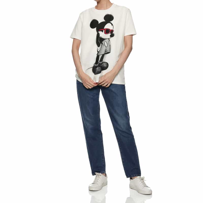TRIPPY ART プリントTシャツ WHITE