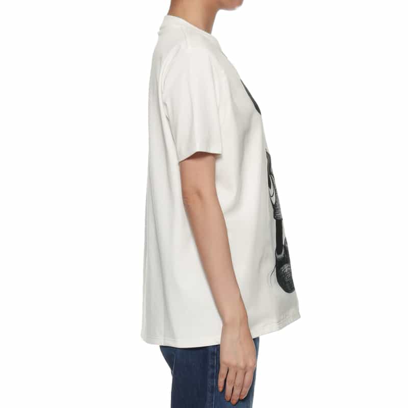 TRIPPY ART プリントTシャツ WHITE