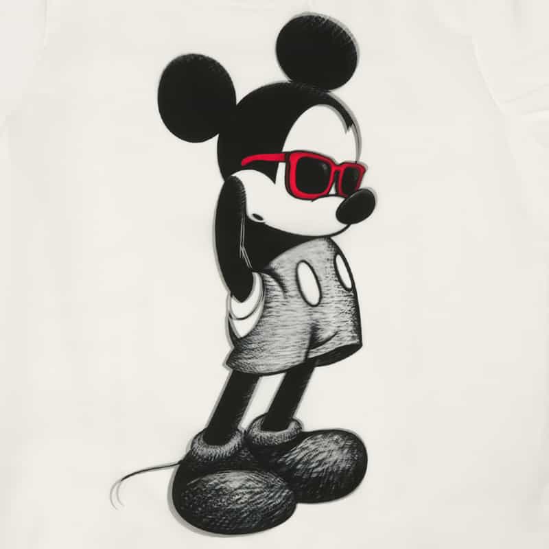 TRIPPY ART プリントTシャツ WHITE