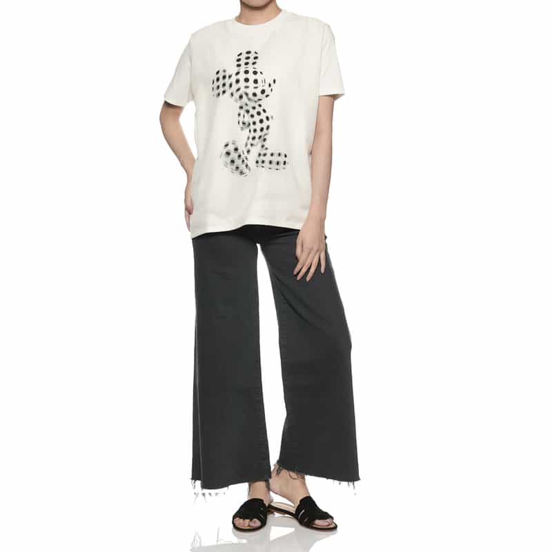 TRIPPY ART プリントTシャツ WHITE