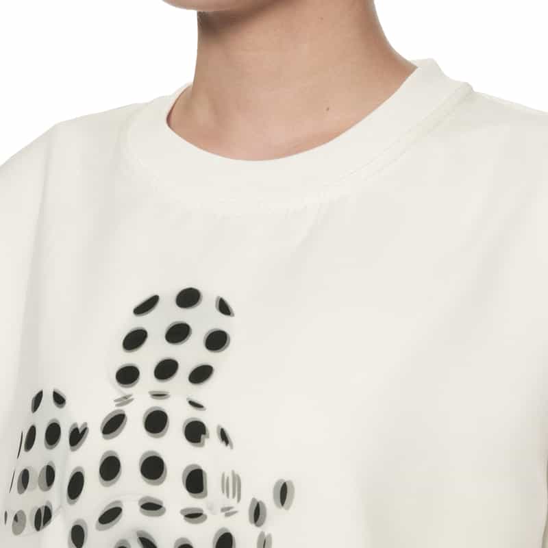 TRIPPY ART プリントTシャツ WHITE