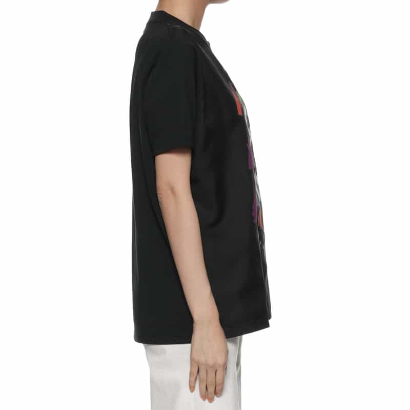 TRIPPY ART プリントTシャツ BLACK