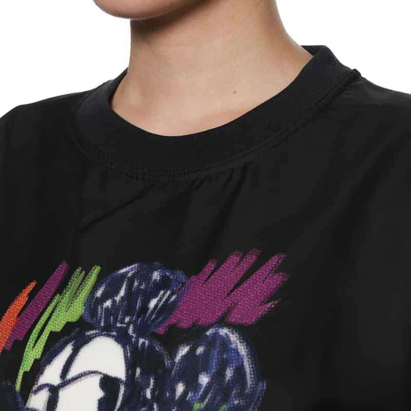 TRIPPY ART プリントTシャツ BLACK