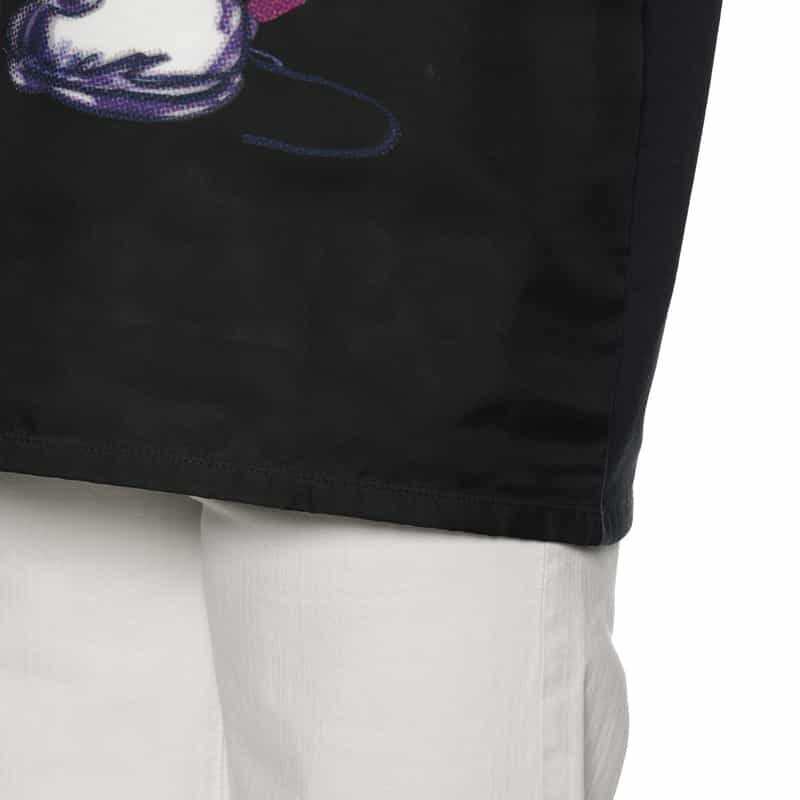 TRIPPY ART プリントTシャツ BLACK
