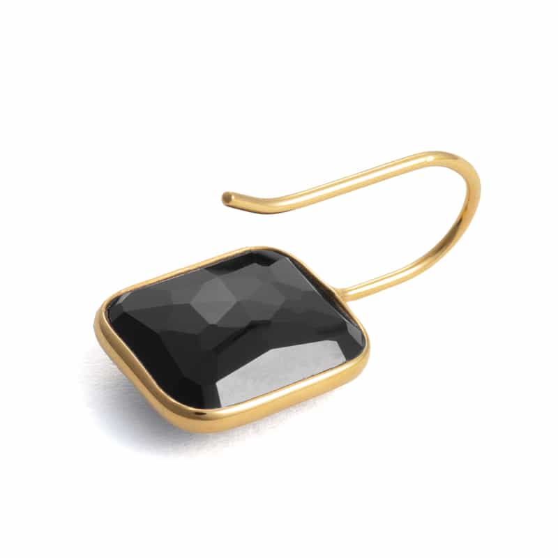 LA SOEUR LA SOEUR＜ラ スール＞バーニーズ　ニューヨーク限定ピアス （ブラックオニキス） NONE(0000)