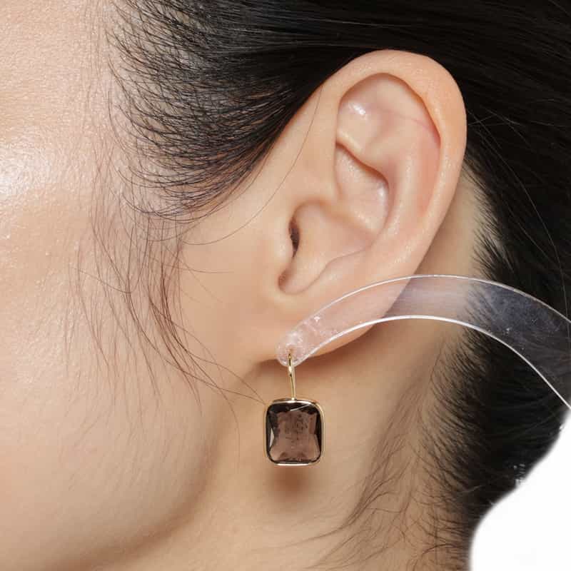 LA SOEUR LA SOEUR＜ラ スール＞バーニーズ　ニューヨーク限定ピアス （スモーキークォーツ） NONE(0000)