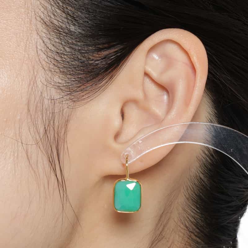 LA SOEUR LA SOEUR＜ラ スール＞バーニーズ　ニューヨーク限定ピアス （クリソプレーズカルセドニー） NONE(0000)