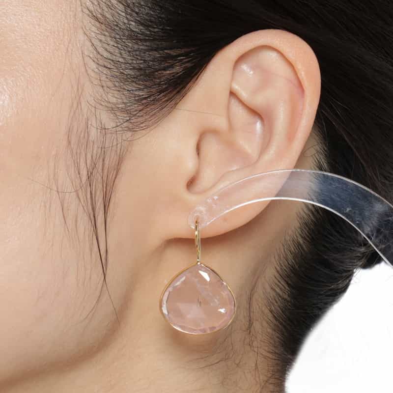 LA SOEUR LA SOEUR＜ラ スール＞バーニーズ　ニューヨーク限定ピアス （ローズクォーツ） NONE(0000)