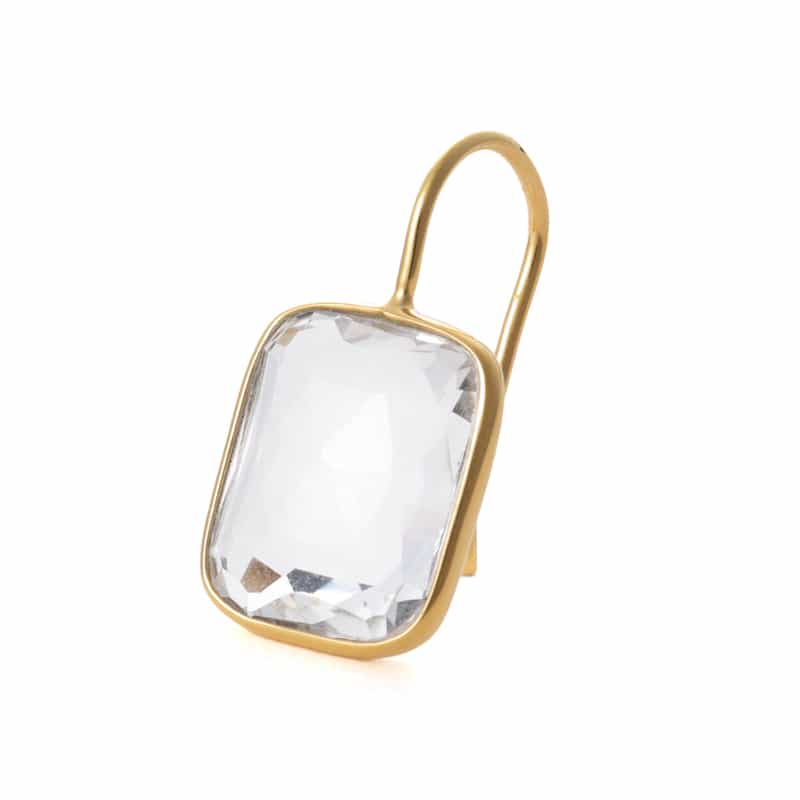 LA SOEUR LA SOEUR＜ラ スール＞バーニーズ　ニューヨーク限定ピアス （クリスタルクォーツ） NONE