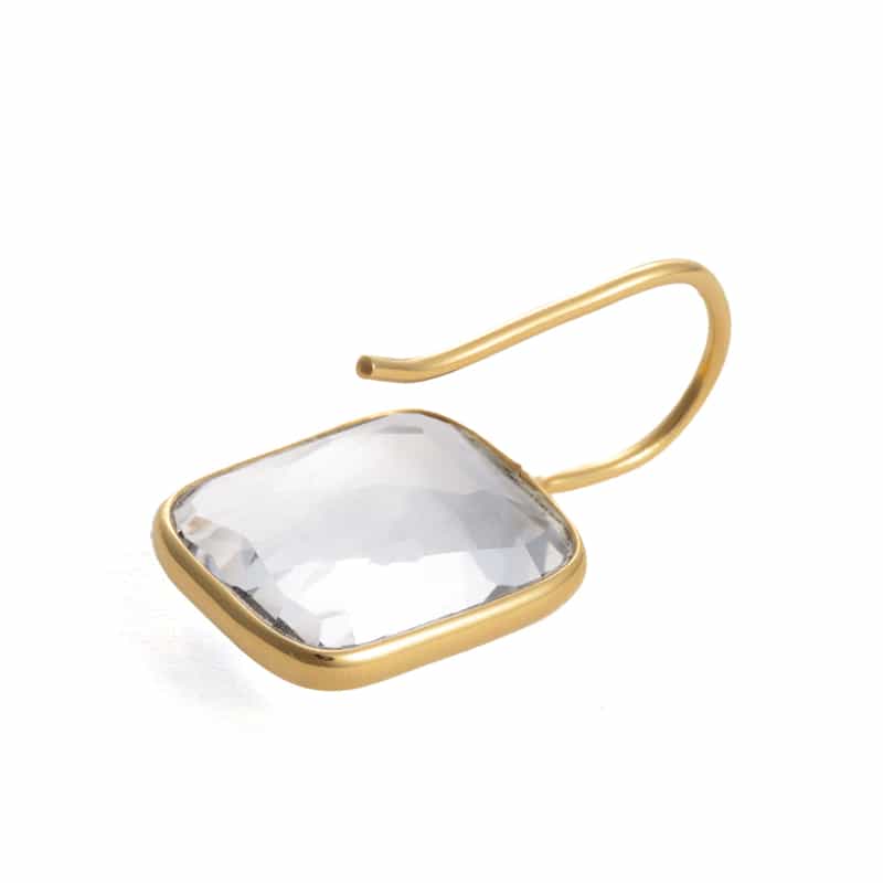 LA SOEUR LA SOEUR＜ラ スール＞バーニーズ　ニューヨーク限定ピアス （クリスタルクォーツ） NONE