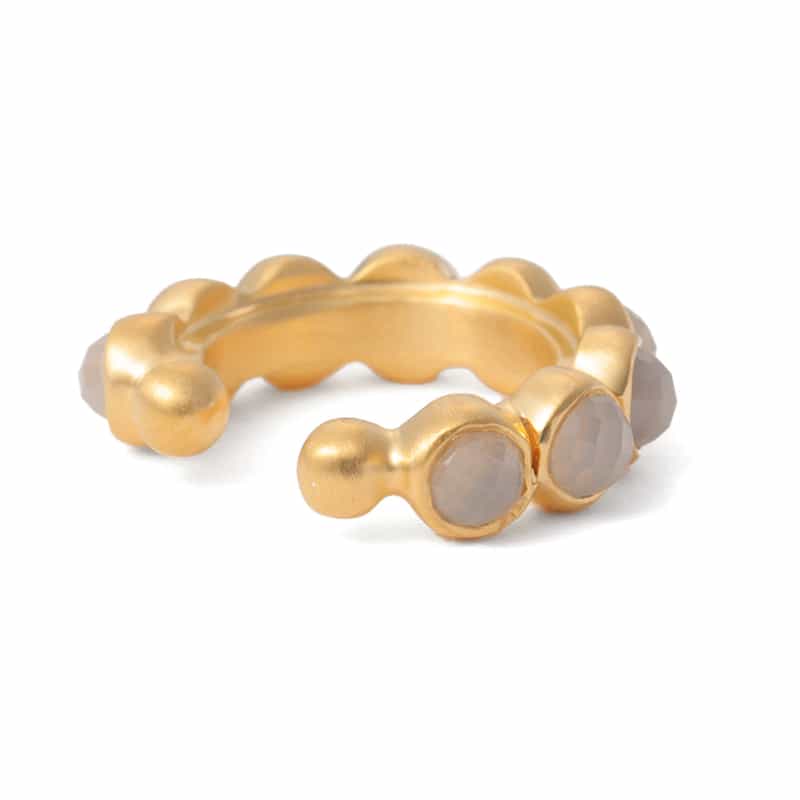 LA SOEUR LA SOEUR＜ラ スール＞バーニーズ　ニューヨーク限定イヤーカフ （グレーアゲート） NONE