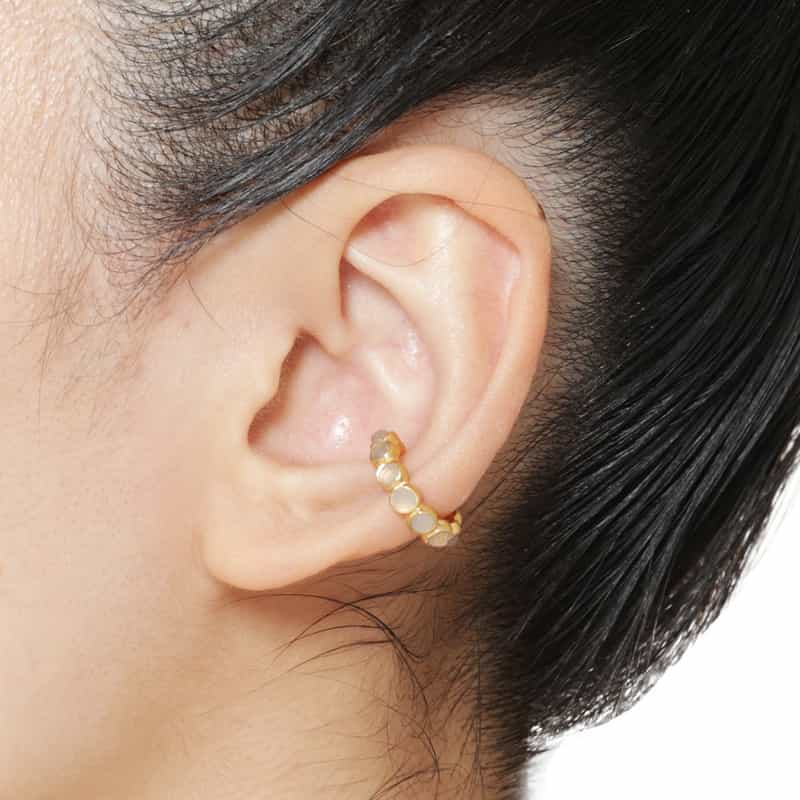 LA SOEUR LA SOEUR＜ラ スール＞バーニーズ　ニューヨーク限定イヤーカフ （グレーアゲート） NONE