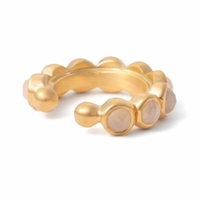 LA SOEUR LA SOEUR＜ラ スール＞バーニーズ　ニューヨーク限定イヤーカフ （ピーチムーンストーン） NONE