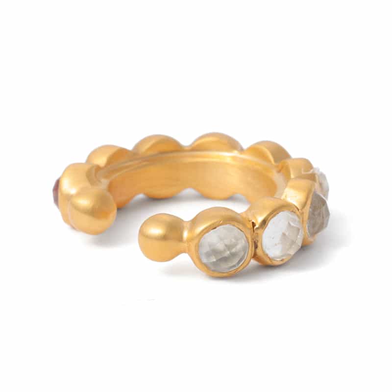 LA SOEUR LA SOEUR<ラ スール>バーニーズ ニューヨーク限定イヤーカフ(トパーズ×トルマリン) NONE