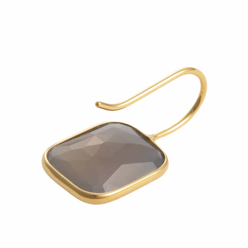 LA SOEUR LA SOEUR＜ラ スール＞バーニーズ　ニューヨーク限定ピアス （グレーカルセドニー） NONE(0000)