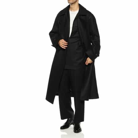 Bennu 黒 ダブルブレスト ロングコート 46 FREAK'S STORE（フリークスストア）の「限定展開 Urban