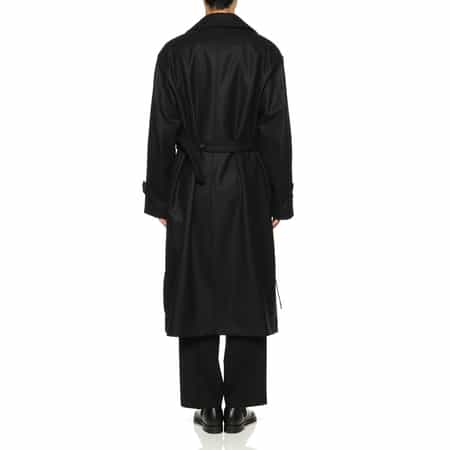 UN by Tomomi Kishita ダブルコート/ is-ness SSSTEIN＜シュタイン＞ ダブルブレストロングコート（2241698