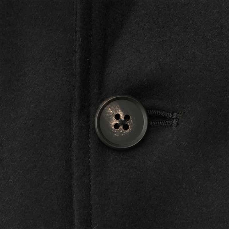 SSSTEIN SSSTEIN＜シュタイン＞ ダブルブレストロングコート BLACK