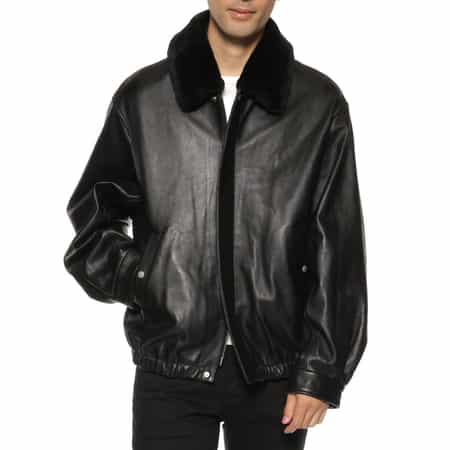 SSSTEIN＜シュタイン＞ ムートンカラーレザージャケット