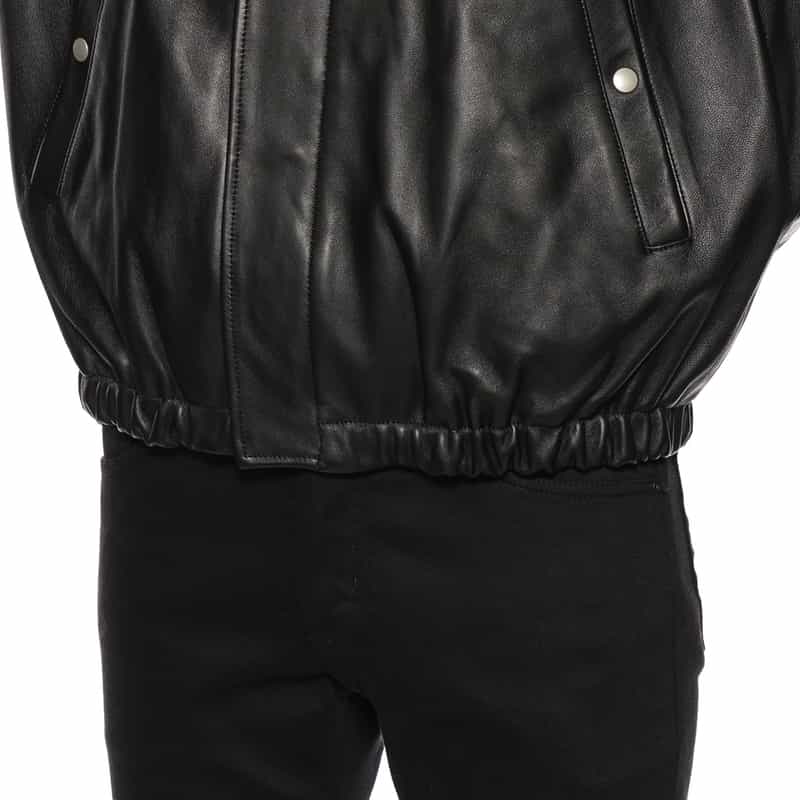 SSSTEIN SSSTEIN＜シュタイン＞ ムートンカラーレザージャケット BLACK