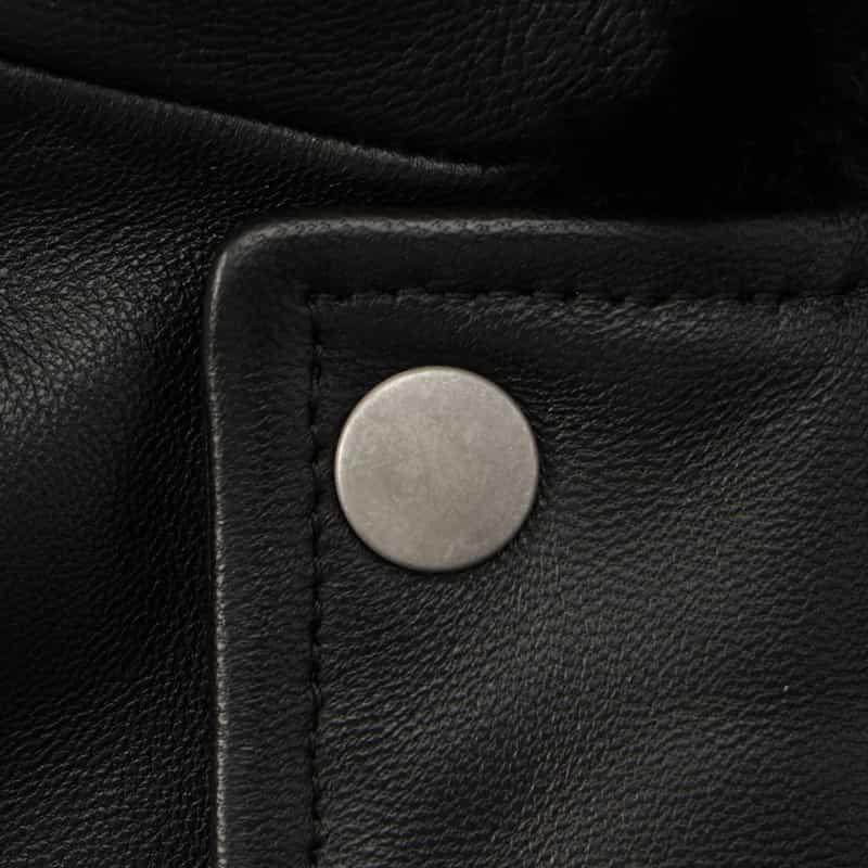 SSSTEIN SSSTEIN＜シュタイン＞ ムートンカラーレザージャケット BLACK