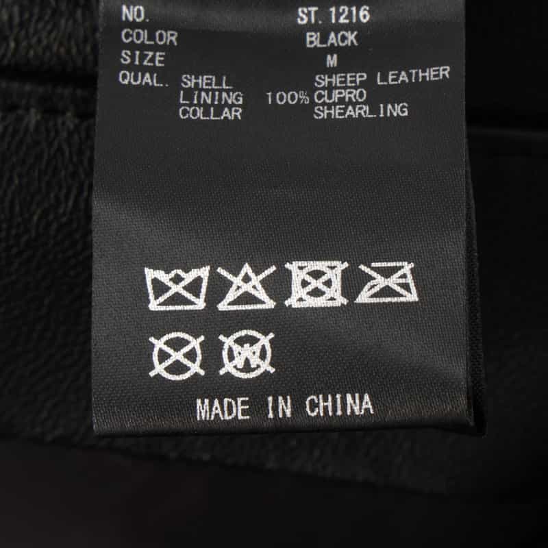 SSSTEIN SSSTEIN＜シュタイン＞ ムートンカラーレザージャケット BLACK