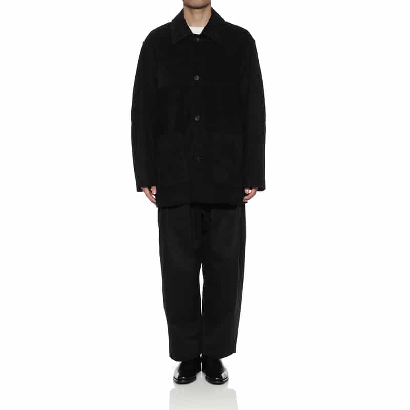 SSSTEIN SSSTEIN＜シュタイン＞ スエードカージャケット BLACK