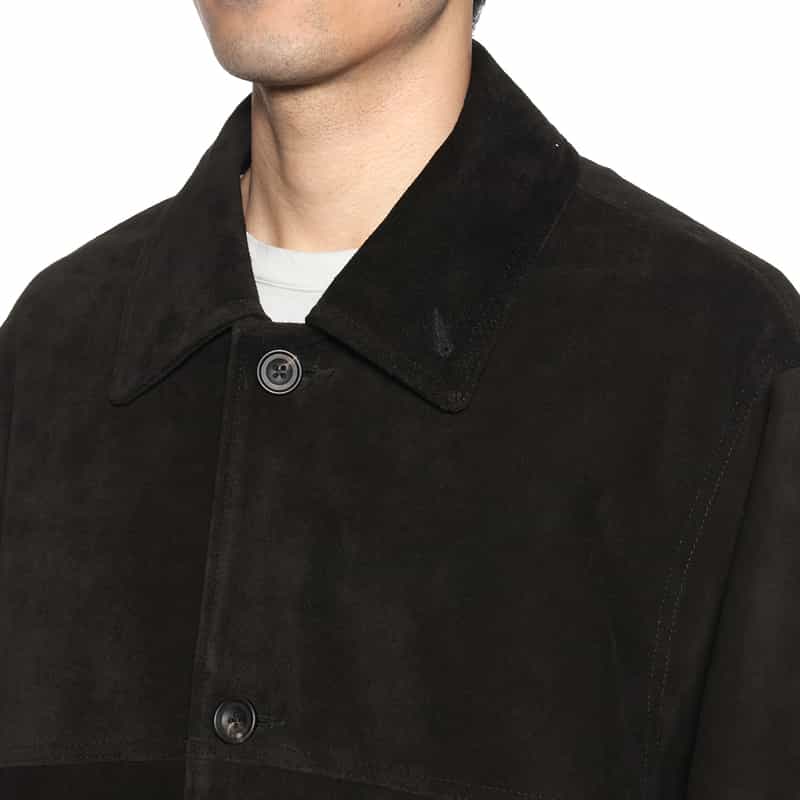 SSSTEIN SSSTEIN＜シュタイン＞ スエードカージャケット BLACK