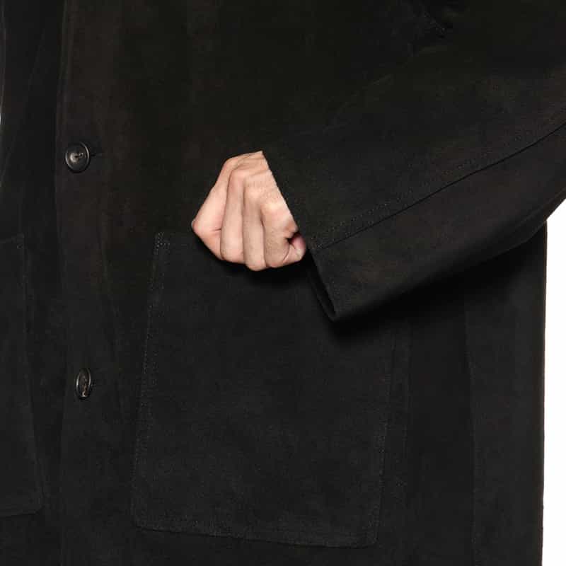 SSSTEIN SSSTEIN＜シュタイン＞ スエードカージャケット BLACK