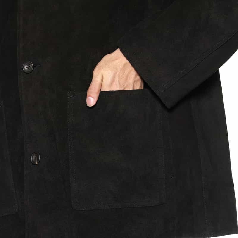 SSSTEIN SSSTEIN＜シュタイン＞ スエードカージャケット BLACK