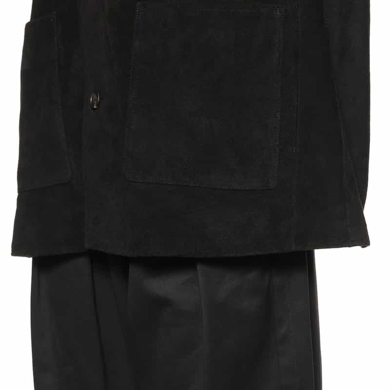 SSSTEIN SSSTEIN＜シュタイン＞ スエードカージャケット BLACK