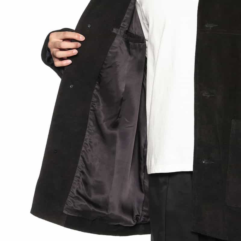 SSSTEIN SSSTEIN＜シュタイン＞ スエードカージャケット BLACK