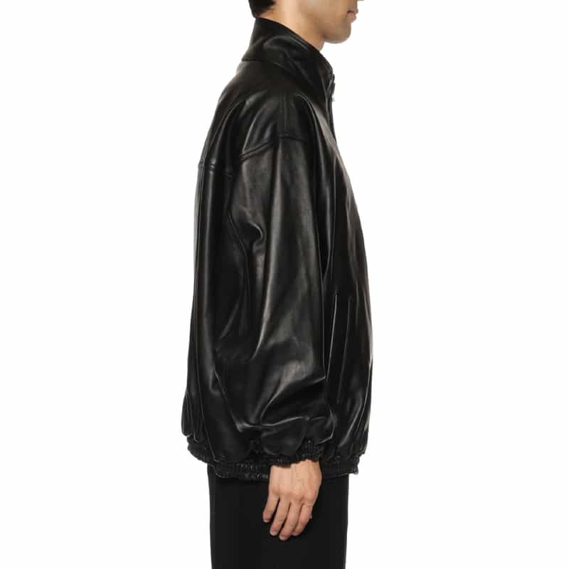 SSSTEIN SSSTEIN＜シュタイン＞ スタンドカラーレザージャケット BLACK