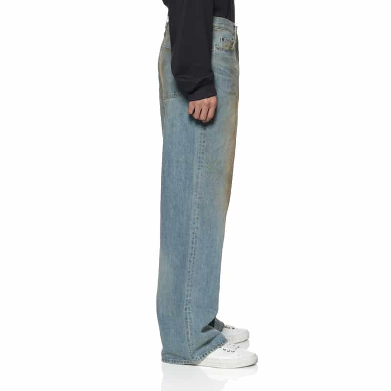 SSSTEIN SSSTEIN＜シュタイン＞ ワイドデニムパンツ LIGHT BLUE