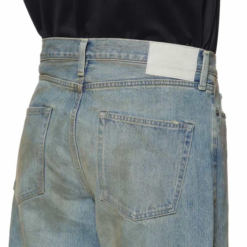 SSSTEIN SSSTEIN＜シュタイン＞ ワイドデニムパンツ LIGHT BLUE