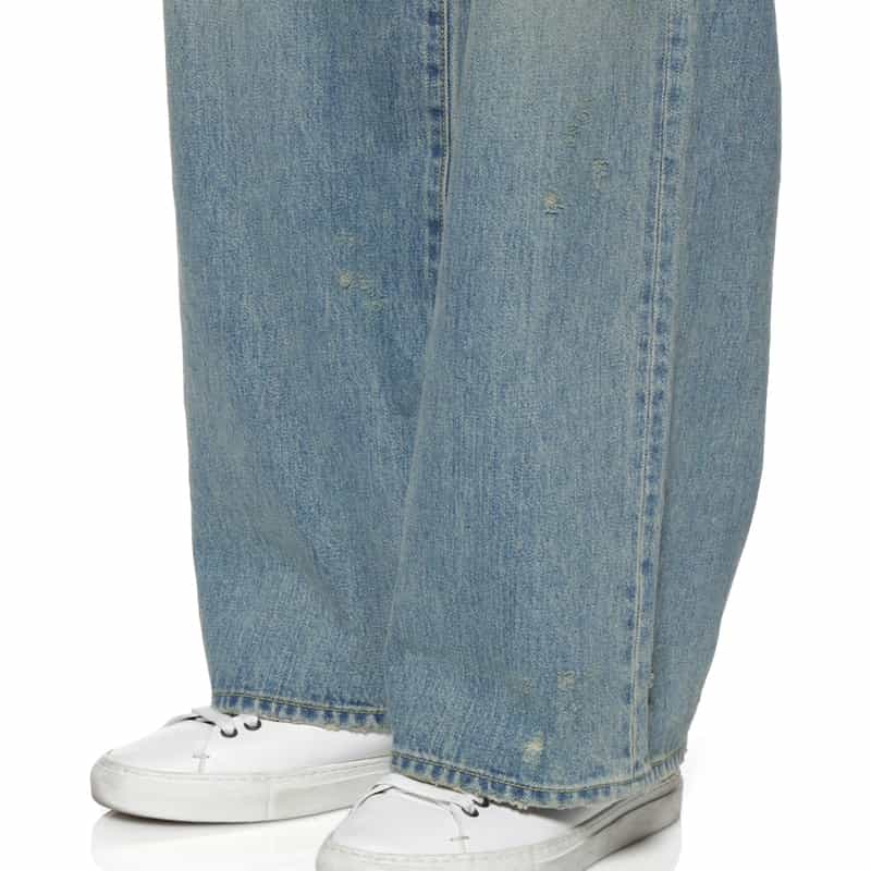 SSSTEIN SSSTEIN＜シュタイン＞ ワイドデニムパンツ LIGHT BLUE