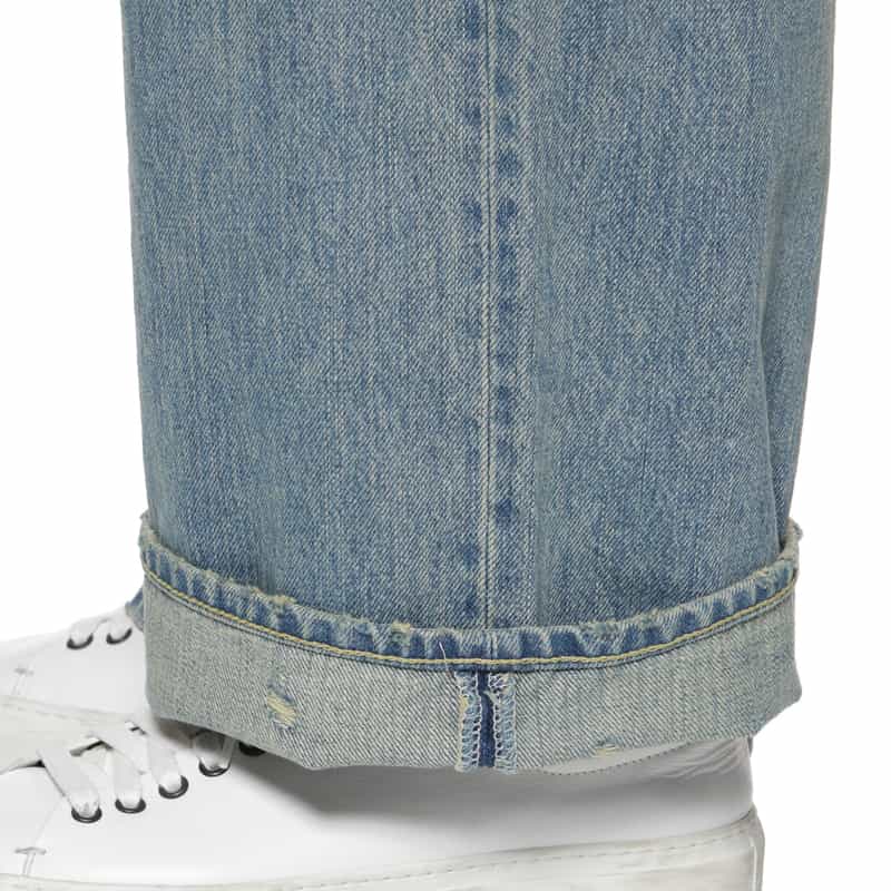 SSSTEIN SSSTEIN＜シュタイン＞ ワイドデニムパンツ LIGHT BLUE