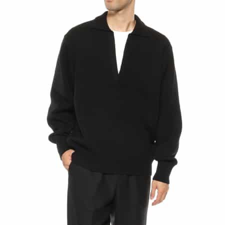 GRAN SASSO ブラック ジップアップカーディガン　size 50 GRAN SASSO ブラック ジップアップカーディガン size 50 楽天