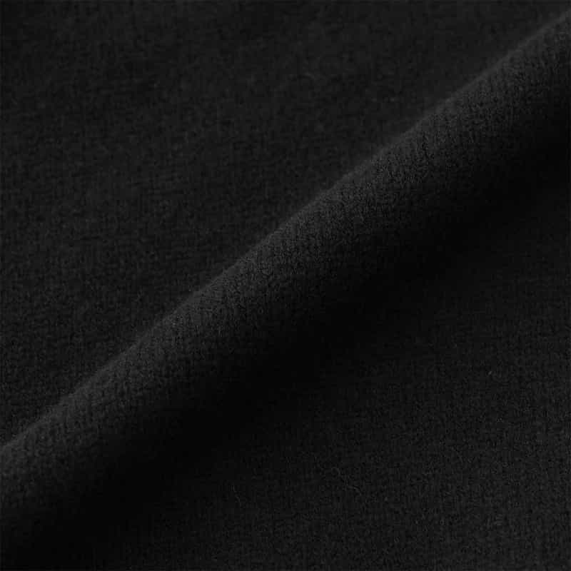 SSSTEIN SSSTEIN＜シュタイン＞ ウール素材スキッパーニットプルオーバー BLACK